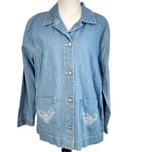 TUDOR COURT By Haband Women Blue Shirt Size XL